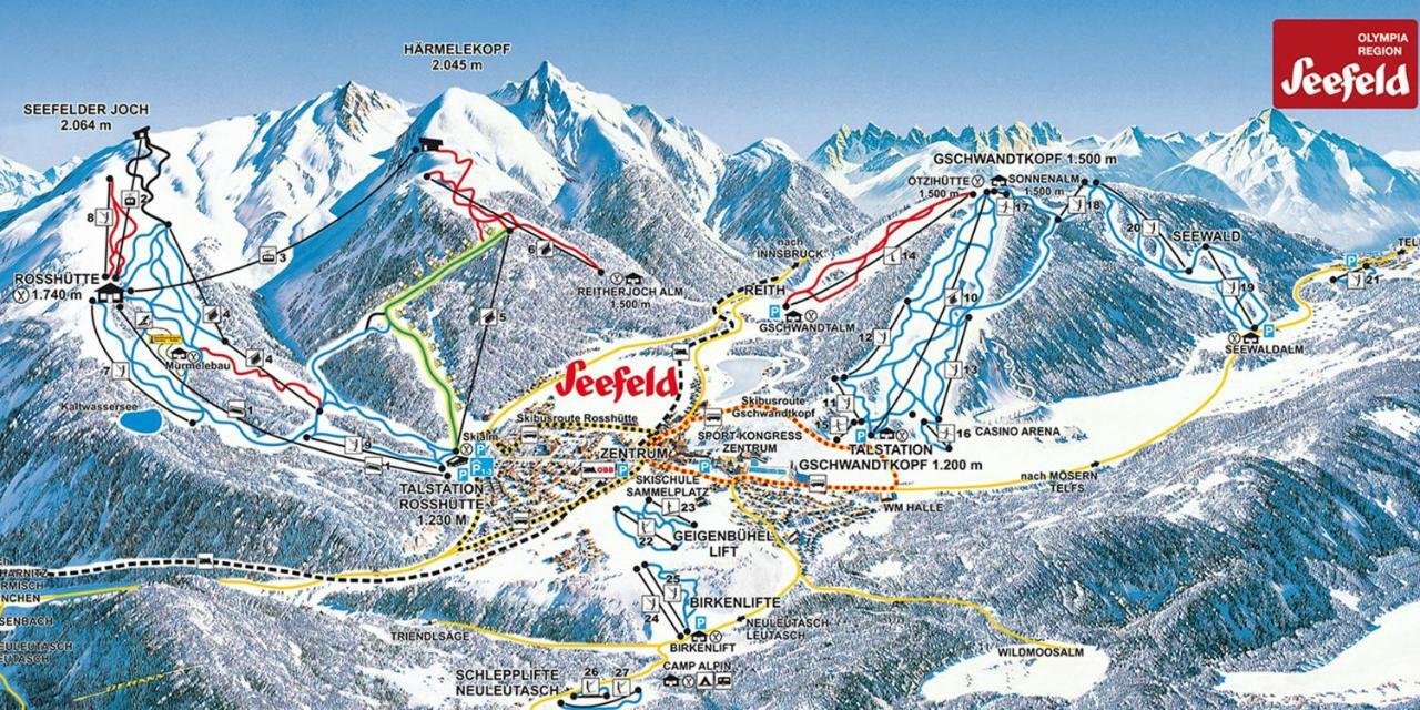 Family Friendly Chalet - Central With Beautiful Mountain Views Зеефелд в Тирол Екстериор снимка